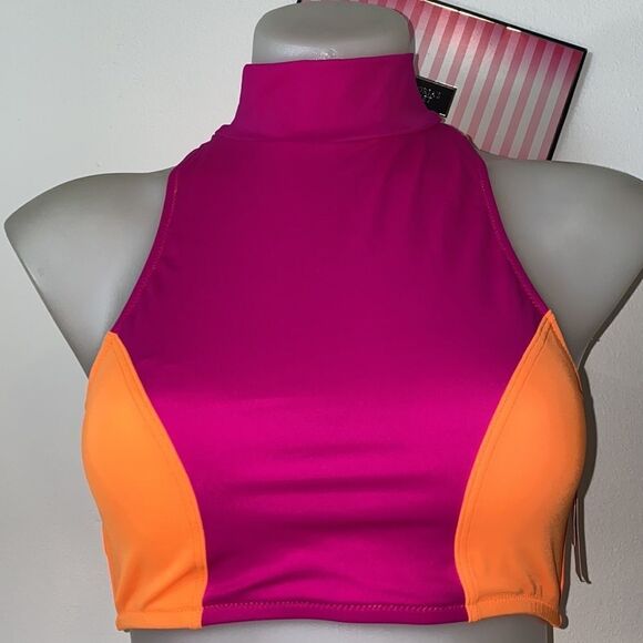 New Victoria Secret pink swimsuit top - Picture 1 of 5